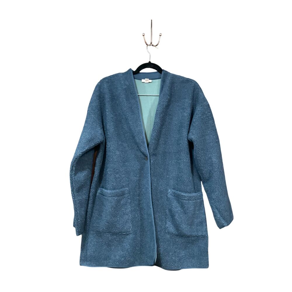 J. Jill Cardigan Women Medium Blue NWOT